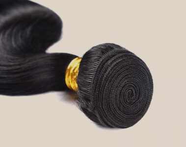 Natural Black hair extension clips handmade - Image 3