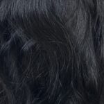 Dark black set leather 200 grams